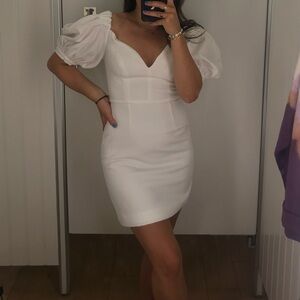 NWT Keepsake Uptown Mini Dress In Porcelain